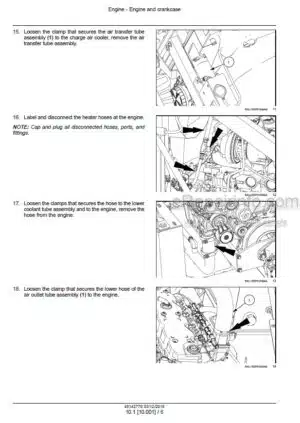 Photo 4 - New Holland Guardian SP310F Tier 4B Final Service Manual Sprayer 48142770