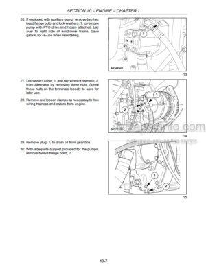 Photo 6 - New Holland H8040 Repair Manual Self Propelled Windrower 87742969