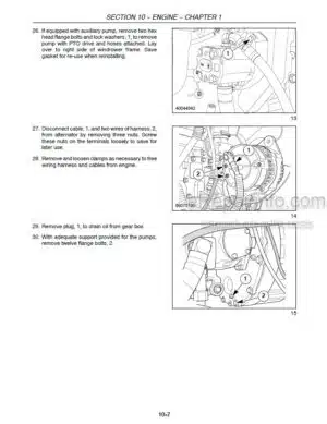 Photo 8 - New Holland H8040 Repair Manual Self Propelled Windrower 87742969