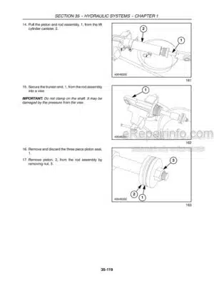 Photo 9 - New Holland H8040 Service Manual Self Propelled Windrower 84211418