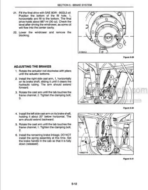 Photo 7 - New Holland HW300 HW320 HW340 Speedrower Repair Manual Self Propelled Windrower 86589299