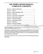 Photo 4 - New Holland HW300 HW320 Speedrower Repair Manual Windrower 86637556