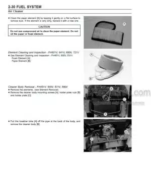 Photo 7 - Kawasaki FX751V FX801V FX850V Service Manual Gasoline Engine 84219687