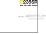 Photo 4 - New Holland Kobelco E235SR Mitsubishi 6D34 Workshop Manual Excavator Diesel Engine 60413436