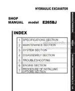 Photo 5 - New Holland Kobelco E265BJ Hino J05E-TB Service Manual Excavator Diesel Engine 84176535