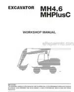 Photo 4 - New Holland Kobelco MH4.6 MH Plus C Workshop Manual Excavator 60413482