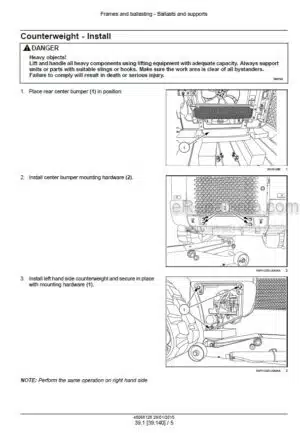 Photo 2 - New Holland L221 L228 C227 C232 C237 Tier 4B Final Service Manual Skid Steer And Compact Track Loader 48068128