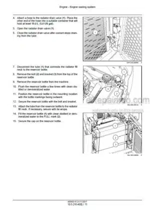 Photo 7 - New Holland M357 Repair Manual Telehandler 87684647NA