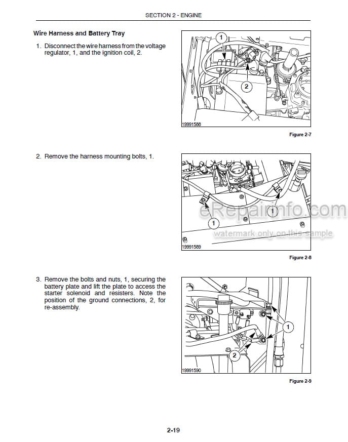 Photo 1 - New Holland L250 L255 Repair Manual Skid Steer Loader 86610462