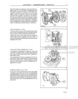 Photo 7 - New Holland LB75.B LB90.B LB95.B LB110.B LB115B 4WS Service Manual Backhoe Loader 6036702103
