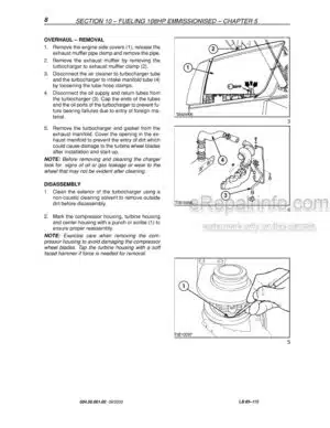 Photo 3 - New Holland LB75.B LB90 LB110 LB115.B Service Manual Backhoe Loader 6045606100