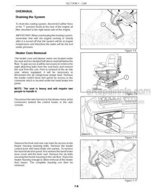 Photo 8 - New Holland W190D W230D Tier 2 Service Manual Wheel Loader 48083745