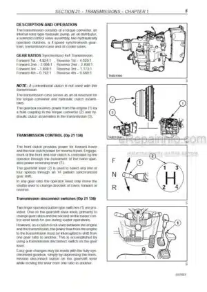 Photo 9 - New Holland TF42 TF44 TF46 TX30 TX32 TX34 TX36 Series Training Course Combine 6046400100