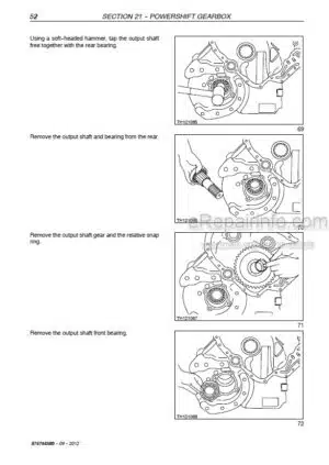 Photo 10 - New Holland LM1133 Service Manual Telehandler 87474458B