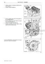 Photo 3 - New Holland LM1340 LM1343 LM1345 LM1443 LM1445 LM1745 Turbo Workshop Manual Telehandler 6041354201