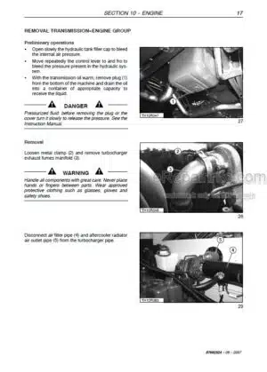 Photo 7 - New Holland LM5040 LM5060 LM5080 Service Manual Telehandler 87471751E