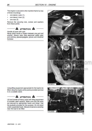 Photo 3 - New Holland LM5040 LM5060 LM5080 Service Manual Telehandler 87471751E