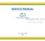 Photo 4 - New Holland LM6.28 Stage IV Service Manual Telescopic Handler 51643889