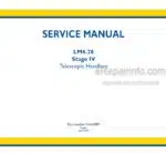 Photo 4 - New Holland LM6.28 Stage IV Service Manual Telescopic Handler 51643889
