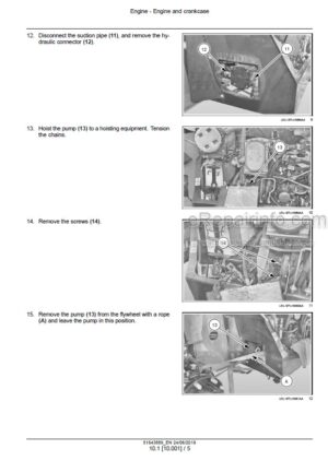 Photo 7 - New Holland LM740 Service Manual Telehandler 87708184B