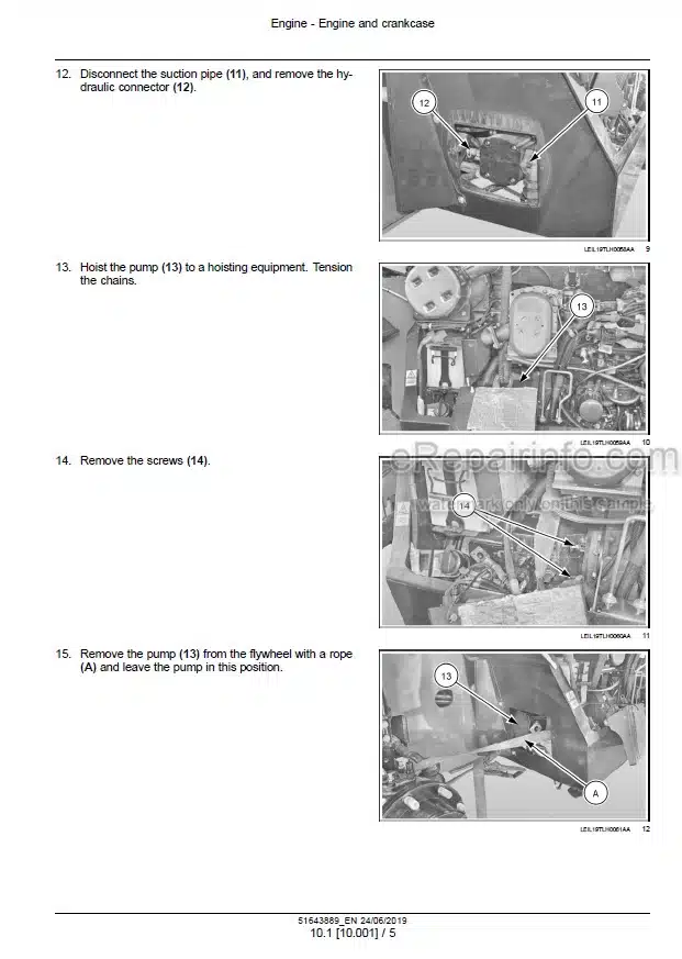 Photo 1 - New Holland LM6.28 Stage IV Service Manual Telescopic Handler 51643889