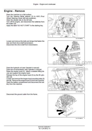 Photo 7 - New Holland LM6.32 LM6.35 LM7.35 LM7.42 LM9.35 Stage IIIB Service Manual Telescopic Handler 48191037