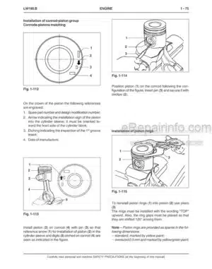 Photo 10 - New Holland LW190.B Service Manual Wheel Loader 6036705100