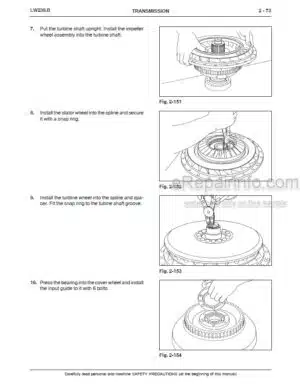 Photo 7 - New Holland LW230.B Service Manual Wheel Loader 6036706100NA