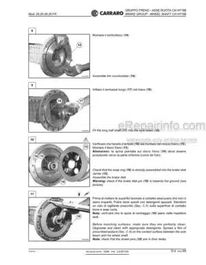 Photo 6 - New Holland LW50B LW80B Service Manual Wheel Loader 60367191