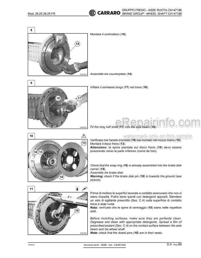 Photo 1 - New Holland LW50B LW80B Service Manual Wheel Loader 60367191