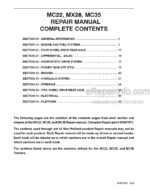 Photo 4 - New Holland MC22 MX28 MC35 Repair Manual Tractor 87557971