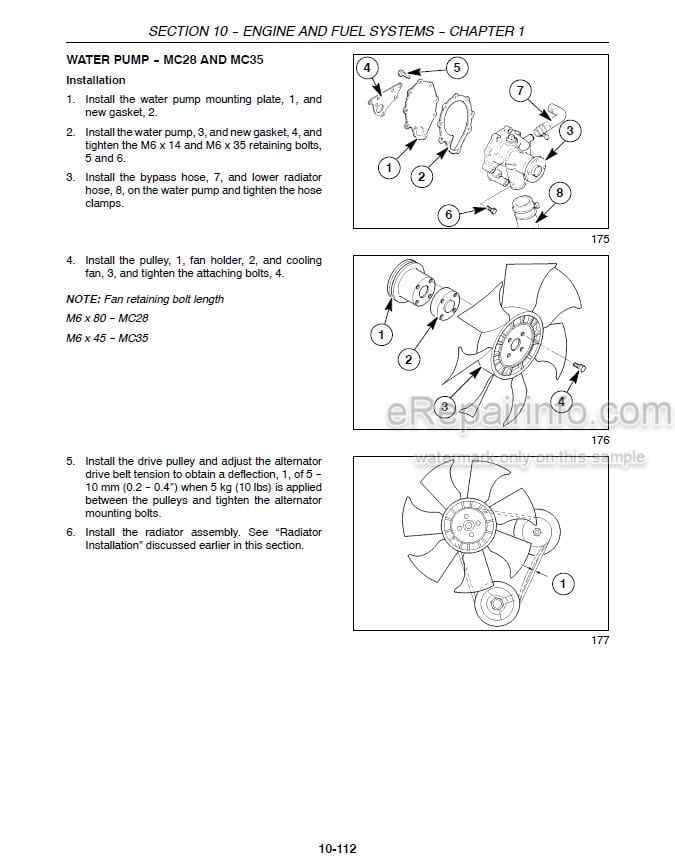 Photo 1 - New Holland MC22 MX28 MC35 Repair Manual Tractor 87557971