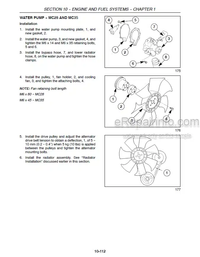 Photo 1 - New Holland MC22 MX28 MC35 Repair Manual Tractor 87557971