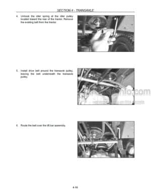 Photo 4 - New Holland MY16 MY17 MY19 Repair Manual Yard Tractor 87045362