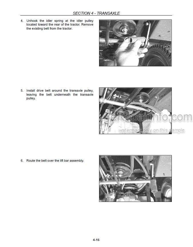 Photo 1 - New Holland MY16 MY17 MY19 Repair Manual Yard Tractor 87045362