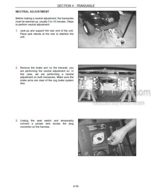 Photo 6 - New Holland MZ14H MZ16H MZ18H Repair Manual Mower 87045363
