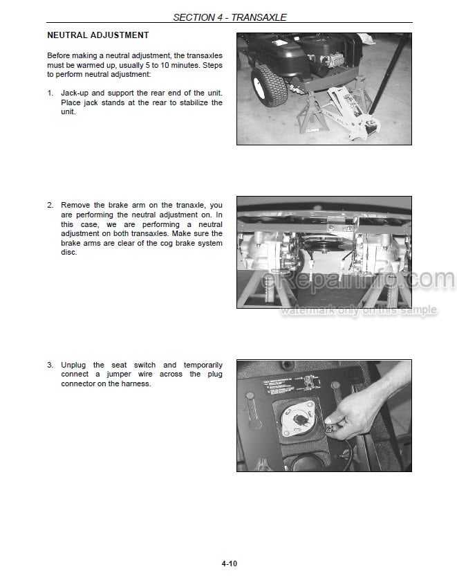 Photo 1 - New Holland MZ14H MZ16H MZ18H Repair Manual Mower 87045363