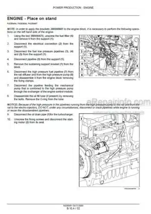 Photo 3 - New Holland F4CE9484 F4CE9684 F4DE9484 F4DE9684 F4DE9687 F4GE9484 F4GE9684 F4HE9484 F4HE9684 NEF Tier 3 Service Manual Engine