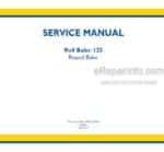 Photo 4 - New Holland Roll Baler 125 Service Manual Round Baler 48123763