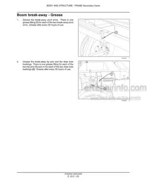 Photo 1 - New Holland S1050 S1070 Service Manual Field Sprayer 87655452