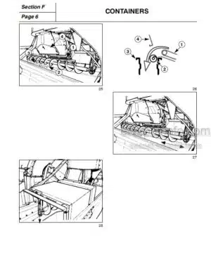 Photo 1 - New Holland SB36 SB56 SB58 SB60 SB62 SB64 Service Manual Grape Harvester 6048223100