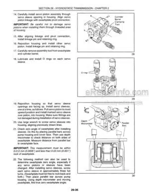 Photo 6 - New Holland SF550 Repair Manual Sprayer 86611363