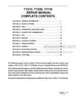 Photo 4 - New Holland T1010 T1030 T1110 Repair Manual Tractor 87739173