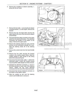 Photo 12 - New Holland T1010 T1030 T1110 Repair Manual Tractor 87739173