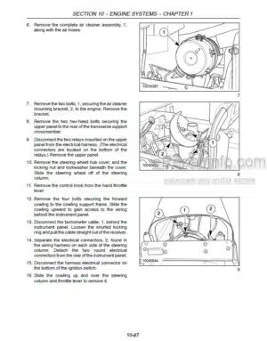 Photo 2 - New Holland T1010 T1030 T1110 Repair Manual Tractor 87739173