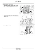 Photo 2 - New Holland T1254B T1404B Service Manual Tractor 48144036