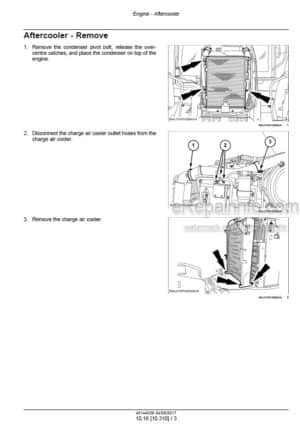 Photo 8 - New Holland T1254B T1404B Service Manual Tractor 48144036