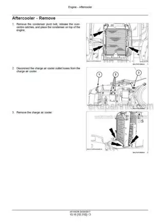 Photo 7 - New Holland W170B Tier 3 Service Manual Wheel Loader 84249890