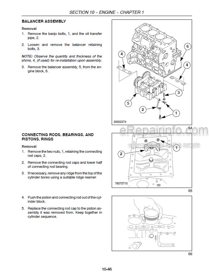 Photo 1 - New Holland T2310 T2320 T2330 Repair Manual Tractor 87491390