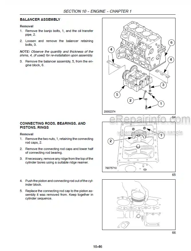 Photo 1 - New Holland T2310 T2320 T2330 Repair Manual Tractor 87491390